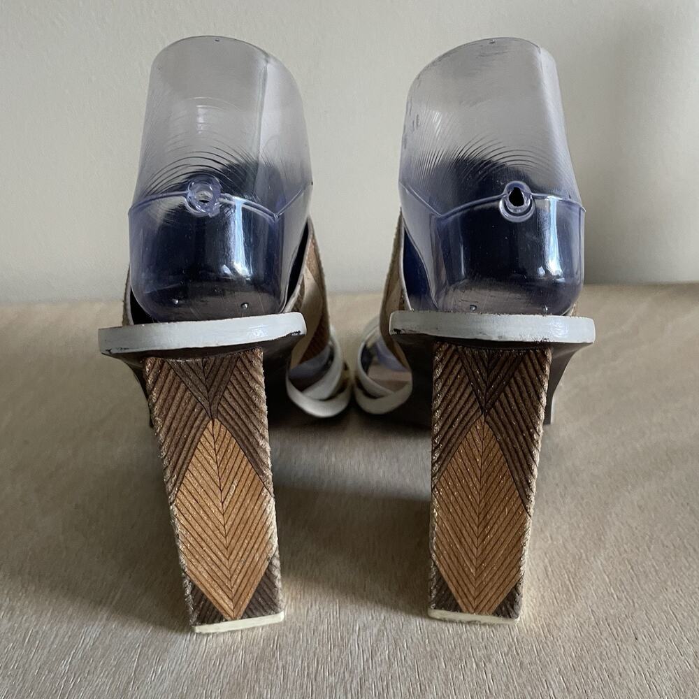 Tory Burch Kepler Geometric Heel Sandals - Picture 7 of 16